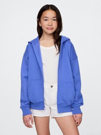 Kinder VintageSoft Kapuzenjacke mit Reißverschluss