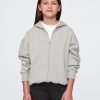 Kinder VintageSoft Kapuzenjacke mit Reißverschluss Kinder VintageSoft Kapuzenjacke mit Reißverschluss