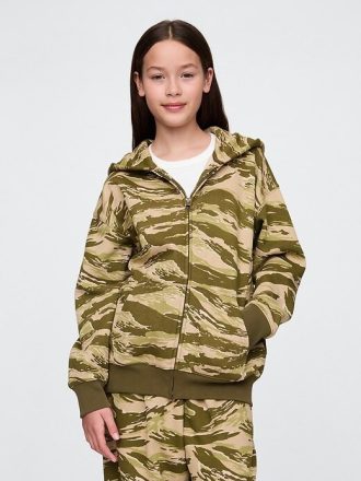 Kinder VintageSoft Kapuzenjacke mit Reißverschluss