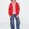 Kinder VintageSoft Kapuzenjacke mit Reißverschluss Kinder VintageSoft Kapuzenjacke mit Reißverschluss