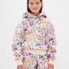 Kinder VintageSoft Lockerer Hoodie mit Blumenmuster