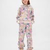 Kinder VintageSoft Lockerer Hoodie mit Blumenmuster