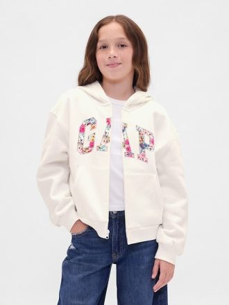 Kinder VintageSoft Logo Zip Hoodie