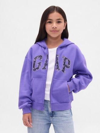 Kinder VintageSoft Logo Zip Hoodie