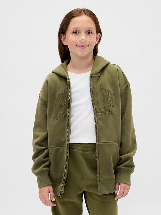 Kinder VintageSoft Logo Zip Hoodie Kinder VintageSoft Logo Zip Hoodie