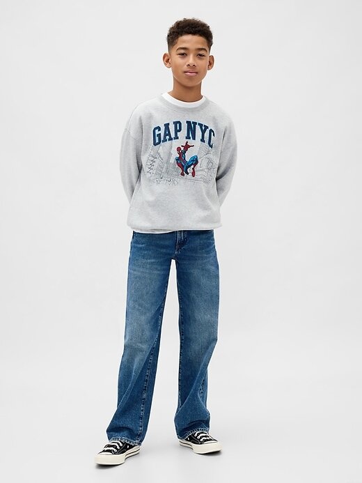 Kinder VintageSoft Marvel Grafik-Logo-Sweatshirt Kinder VintageSoft Marvel Grafik-Logo-Sweatshirt