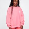 Kinder VintageSoft NYC Logo Tunika-Sweatshirt