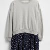 Kinder VintageSoft Plissee Sweatshirtkleid Kinder VintageSoft Plissee Sweatshirtkleid