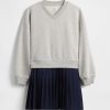 Kinder VintageSoft Plissee Sweatshirtkleid Kinder VintageSoft Plissee Sweatshirtkleid