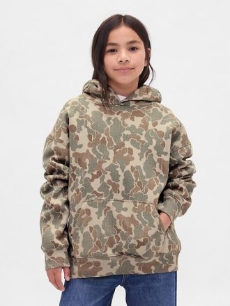 Kinder VintageSoft Relaxed Camo Hoodie