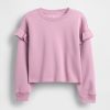 Kinder VintageSoft Rüschen-Sweatshirt Kinder VintageSoft Rüschen-Sweatshirt