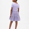 Kinder-Volantkleid aus gemischten Materialien Kinder-Volantkleid aus gemischten Materialien
