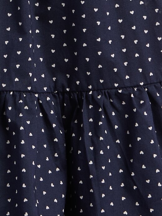 Kinder-Volantkleid aus gemischten Materialien Kinder-Volantkleid aus gemischten Materialien