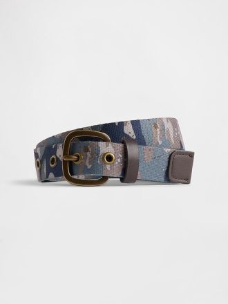 Kinder-Webgürtel mit Camouflage-Muster