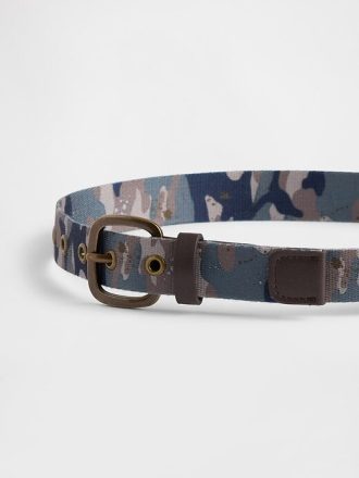 Kinder-Webgürtel mit Camouflage-Muster