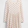 Kinderkleid mit eckigem Ausschnitt Kinderkleid mit eckigem Ausschnitt
