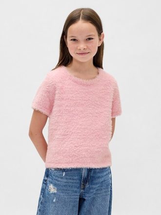 Kinderpullover aus recycelten Wimpern