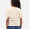 Kinderpullover mit gewelltem Muster und verschiedenen Maschen