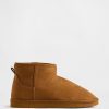Kinderstiefel aus veganem Wildleder mit Sherpa-Futter