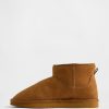 Kinderstiefel aus veganem Wildleder mit Sherpa-Futter