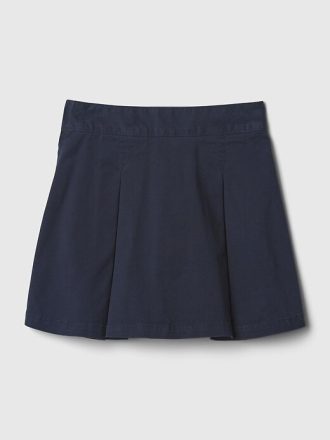 Kinderuniform, plissierter Khaki-Skort