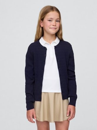 Kinderuniform-Strickjacke