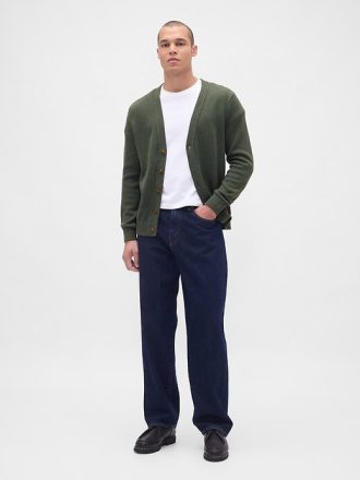 Klassischer Pullover-Cardigan