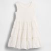 Kleid aus Mischgewebe mit Spitzenbesatz für Babys und Kleinkinder Kleid aus Mischgewebe mit Spitzenbesatz für Babys und Kleinkinder