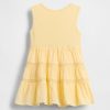 Kleid aus Mischgewebe mit Spitzenbesatz für Babys und Kleinkinder Kleid aus Mischgewebe mit Spitzenbesatz für Babys und Kleinkinder