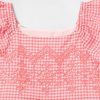 Kleid mit Lochstickerei für Babys und Kleinkinder