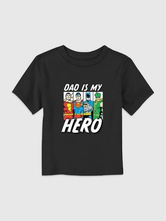 Kleinkind DC Comics Justice League Hero Dad Grafik-T-Shirt