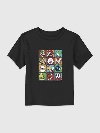 Kleinkind Nintendo Charakter Box Up Grafik T-Shirt