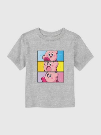 Kleinkind Nintendo Kirby Panels Grafik T-Shirt