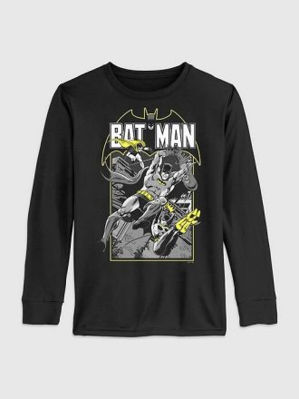 Kleinkinder DC Comics Batman Grafik Langarm-T-Shirt