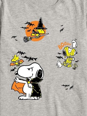 Kleinkinder Peanuts Halloween Snoopy und Woodstock Kurzarm-T-Shirt