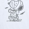 Kleinkinder Peanuts Snoopy Mummy und Fledermäuse Kurzarm-T-Shirt Kleinkinder Peanuts Snoopy Mummy und Fledermäuse Kurzarm-T-Shirt