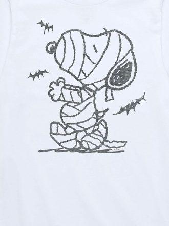Kleinkinder Peanuts Snoopy Mummy und Fledermäuse Kurzarm-T-Shirt