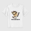 Kleinkinder-T-Shirt mit „Wo die wilden Kerle wohnen“-Grafik