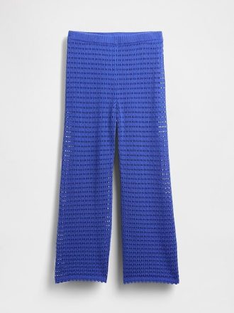Knöchelhose aus 100 % Baumwolle mit Häkeldetails