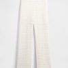 Knöchelhose aus 100 % Baumwolle mit Häkeldetails Knöchelhose aus 100 % Baumwolle mit Häkeldetails