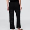 Knöchelhose aus 100 % Baumwolle mit Häkeldetails Knöchelhose aus 100 % Baumwolle mit Häkeldetails