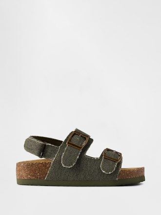 Kork-Sandalen für Kleinkinder mit Schnalle