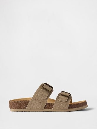Kork-Sandalen mit Schnalle für Kinder