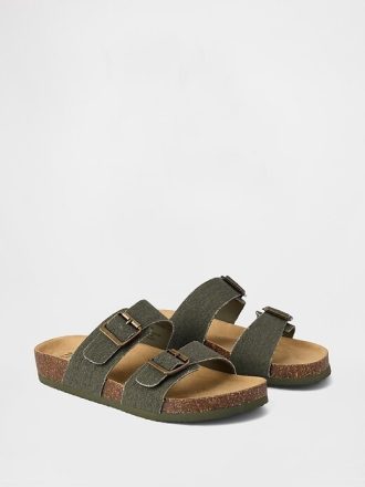 Kork-Sandalen mit Schnalle für Kinder