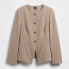 Kragenloser Blazer Kragenloser Blazer