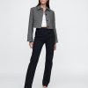 Kurze Jacke mit Fischgrätenmuster Kurze Jacke mit Fischgrätenmuster