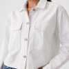 Kurze Jeanshemdjacke