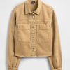 Kurze Jeanshemdjacke Kurze Jeanshemdjacke
