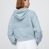Kurzer Americana-Hoodie aus French Terry