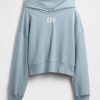Kurzer Americana-Hoodie aus French Terry